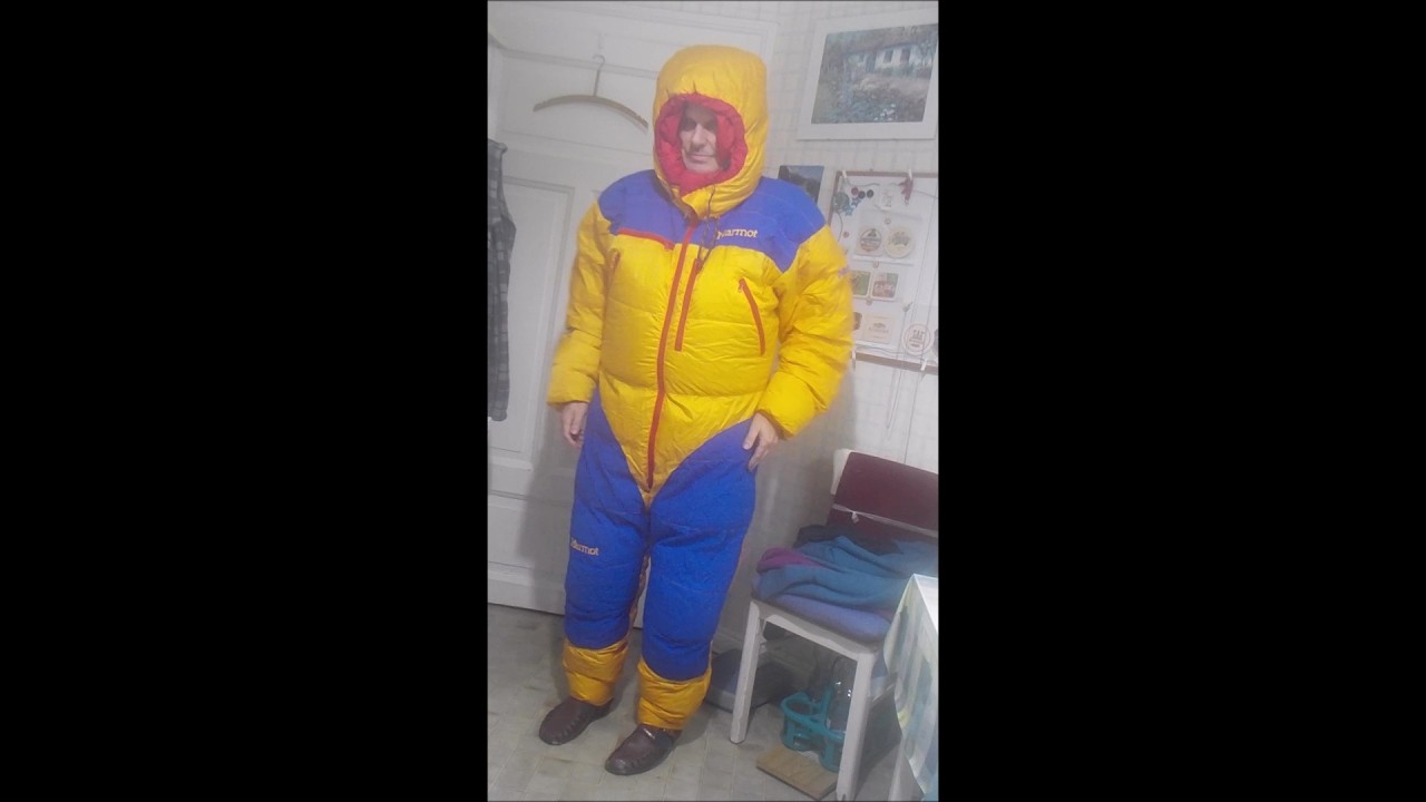 Daunenoverall Marmot trocken