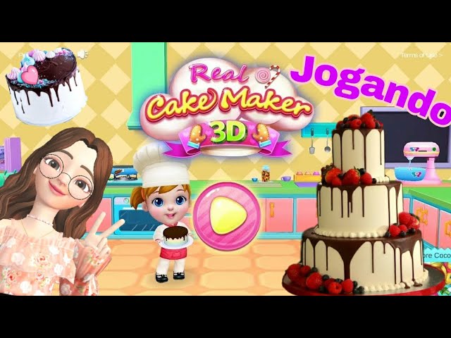 REAL CAKE MAKER - JOGO DE FAZER BOLO MAQUINA DE BOLO REAL 3D 