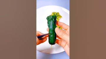 Cắt tỉa hoa từ dưa chuột siêu đỉnh #short