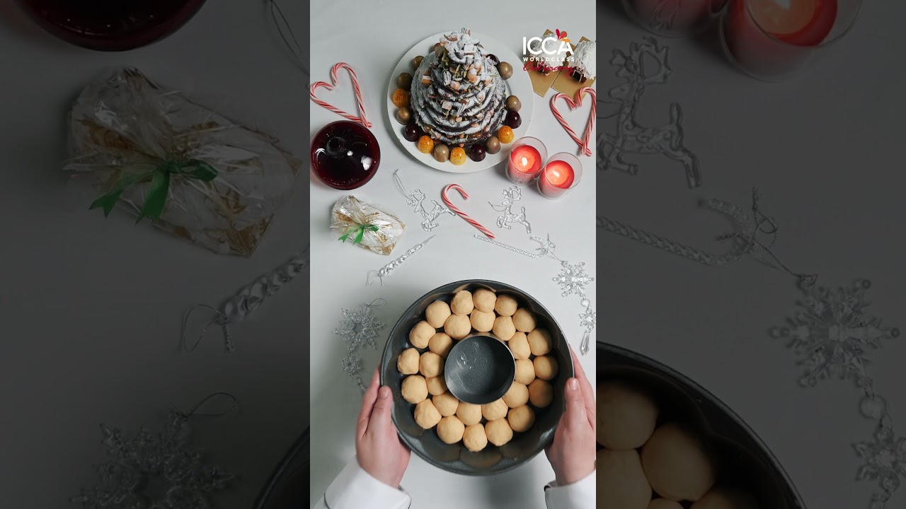 ✨🎄 12 Days of Christmas — Day 3: Sweet Potato Bread Wreath with Baked Camembert 🎄✨