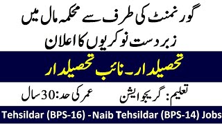 Tehsildar And Naib Tehsildar Jobs 2020 In Revenue And Estate Department by KPPSC ¦ Latest Govt Jobs