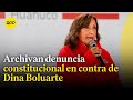 Caso Club Apurímac: Archivan las denuncias constitucionales en contra de Dina Boluarte