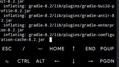 Install gradle file in android ide in android mobile phone