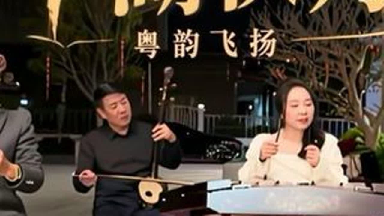 广东音乐名曲《平湖秋月》岭南文化，粤韵飞扬 #非遗文化乐器演奏 #每一个动作都是用汗水换来的