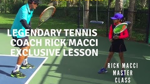 Exclusive  RICK MACCI Tennis Training with Suhani  Full Video  #tennis #tenniscoach MUST WATCH