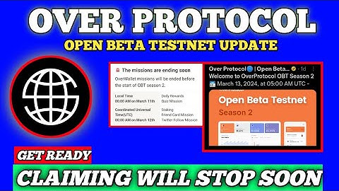 OVER PROTOCOL AIRDROP - OPEN BETA SEASON 2 UPDATE!