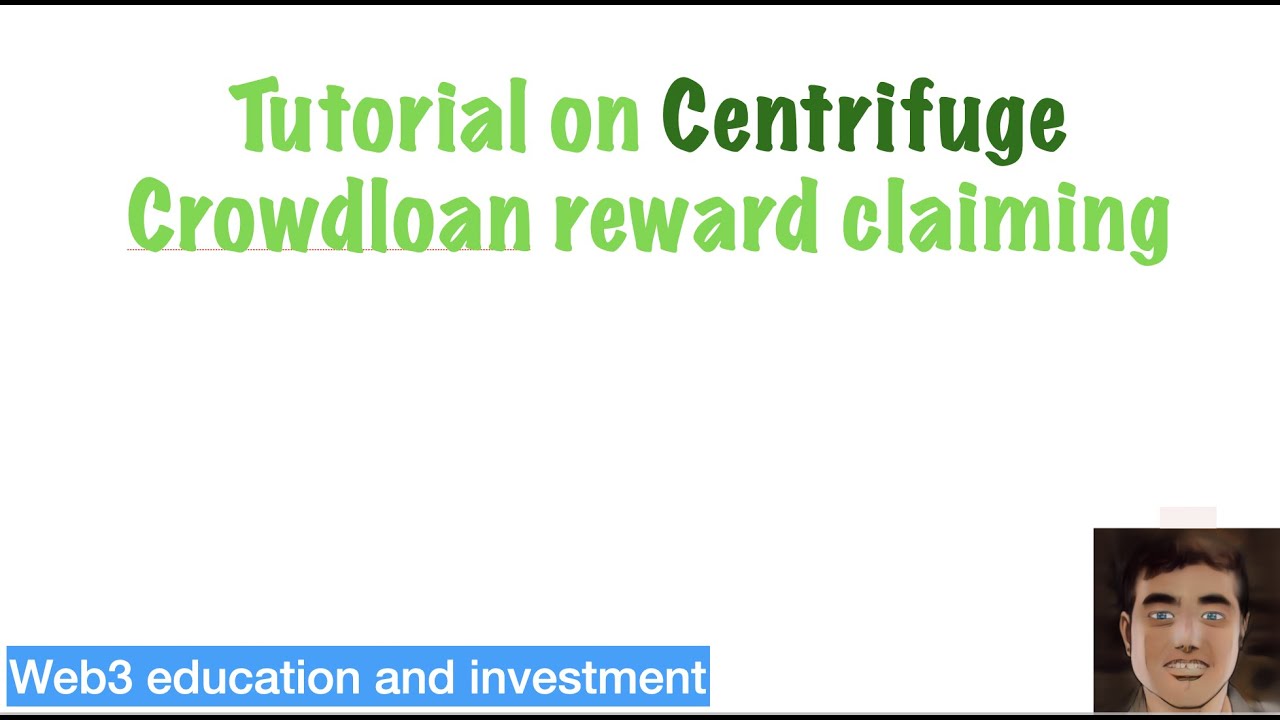 Centrifuge crowdloan reward claim tutorial