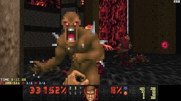 Doom 2 - Ember Horizon (Map 3: Reel Around T﻿he Fountain): UV-Max Blind (Map Author: Ludi)