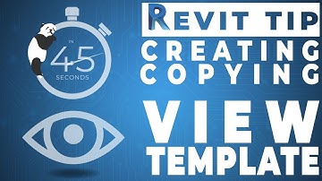 REVIT TIPS: How to Create and Transfer View Template in 45 Seconds