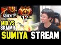 SUMIYA Invoker Hard Mid against 8000 MMR | SUMIYA Stream Moments #596