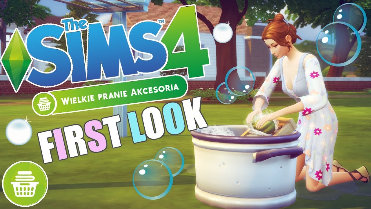 ⭐️ First Look: THE SIMS 4: WIELKIE PRANIE [akcesoria] 👗