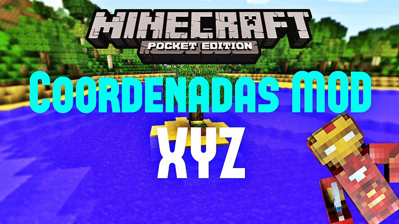 Coordenadas MOD | MINECRAFT PE 0.9.0 - YouTube