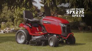 Snapper Spx275 Spx175 Lawn Tractors With Centrecut Mower Deck.
