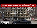 Ermenistan'ın işgalinden kurtulan Şusa kentinde Azerbaycan bayrağı dalgalanıyor