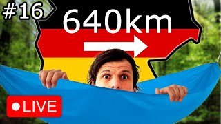 Walking Across Germany with Only a Hammock DAY 16 #live