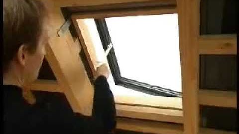 FENSTRO skylights - Change the hinge