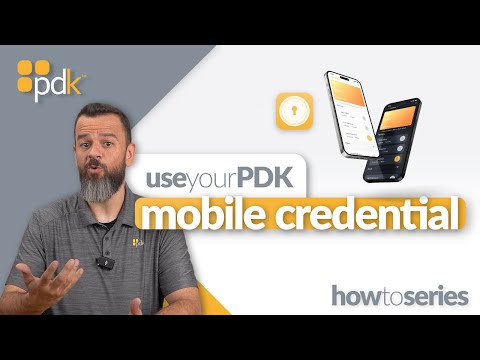 How to Use Your PDK Mobile Credential - video from ProdataKey