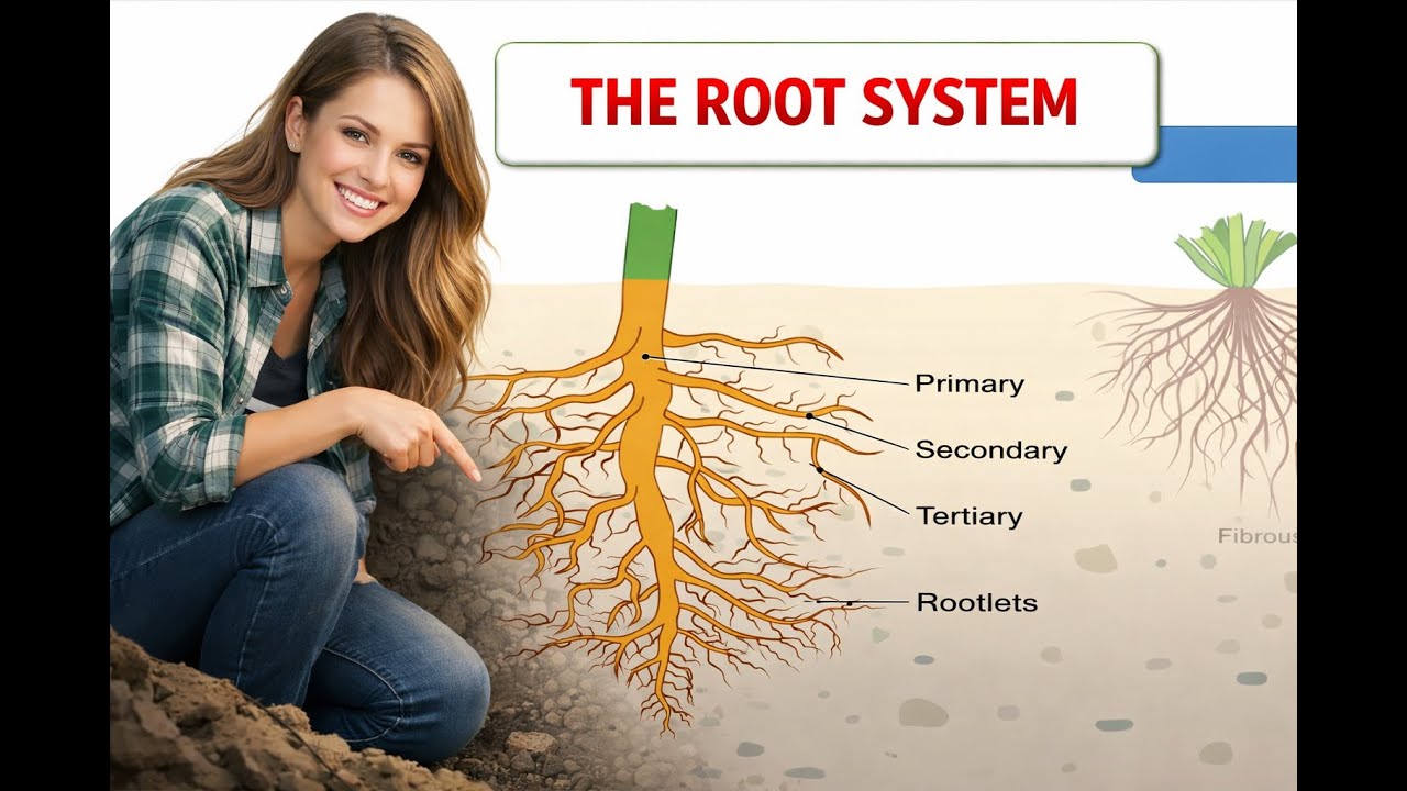 The Root system, the last leaf explanation ,parts of root, root system of root, root development in