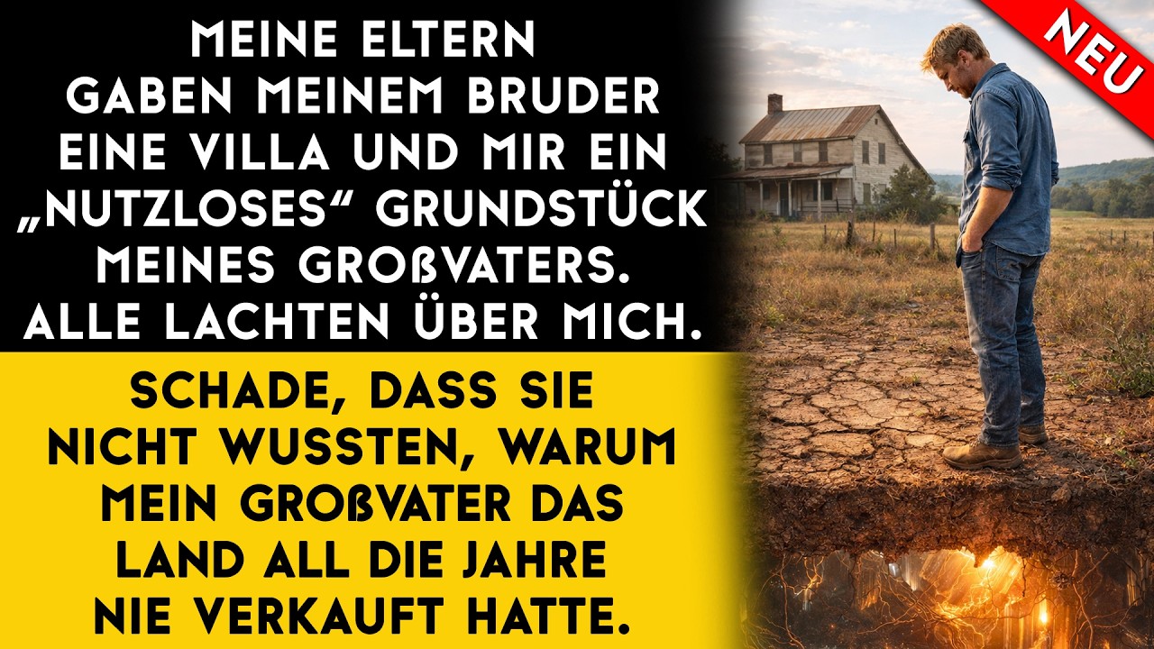 Meine Eltern schenkten meinem Bruder ein Millionenhaus–ohne die Überraschung des Großvaters zu kenne