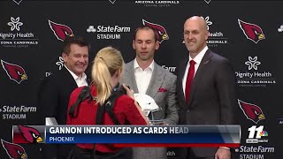Gannon introduced as Cards new head coach