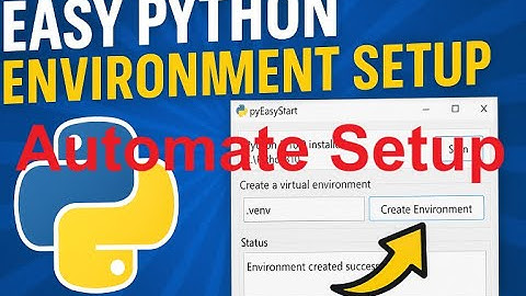 Create Python Virtual Environments the Easy Way | pyEasyStart Tutorial for Beginners