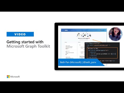 Getting started with Microsoft Graph Toolkit