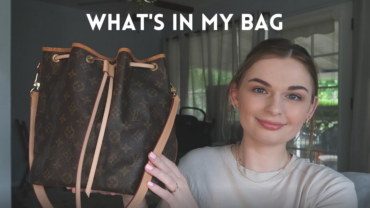 LOUIS VUITTON NOE BAG UNBOXING, REVIEW VINTAGE- What's in my bag? How did  I get it at this price?! 