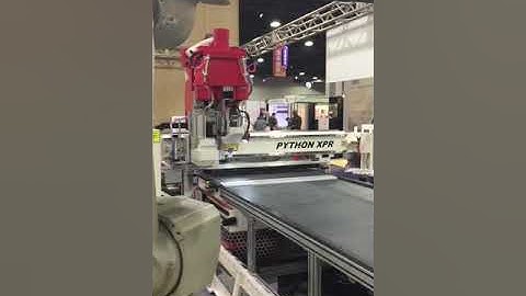 CNC Factory Python XPR in action at IWF