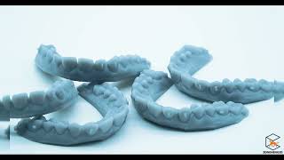 How To Use Industrial 3D Printer Supermaker Sla300 Print The Small Batch Of Dental Models?