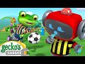 Gecko&#39;s Football World Cup | My Magic Pet Morphle and Gecko&#39;s Garage | Sports Cartoons for Kids