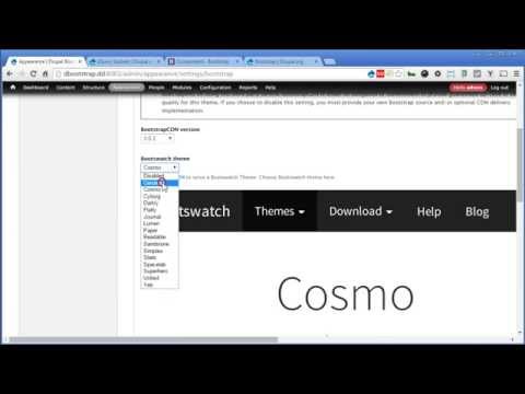 Drupal Bootstrap - 3 - Installing Bootstrap Theme