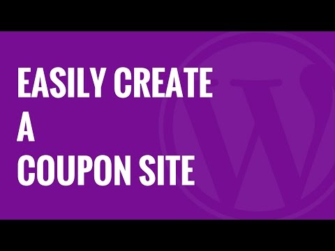How to Easily Create a Coupon Site in WordPress - 동영상