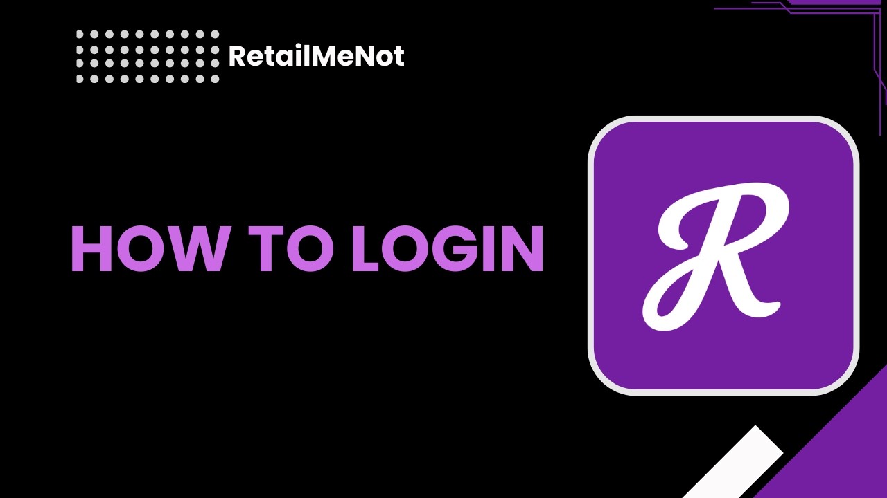 Retailmenot App How to login into RetailMeNot App - YouTube