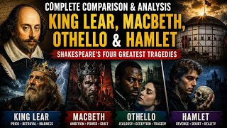 Shakespeare's Four Great Tragedies Explained | Hamlet, Othello, Macbeth & King Lear