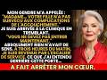 ＂Votre Fille N'a Pas Survécu＂ Dit Mon Gendre…On M'empêcha D'entrer. À 3h Du Matin, Ce Que J'entendis