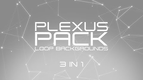 #16 Plexus Loop Backgrounds Pack // Videohive