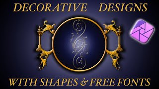 Creating A Decorative Design - Affinity Photo Tutorial