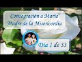 Introducción, Reflexión y Oraciones - Día 1 de 33 - Consagración a María Madre de la Misericordia