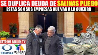 😲Salinas Pliego PIDE AYUDA A AMLO, no puede con sus deudas en Mex y USA.