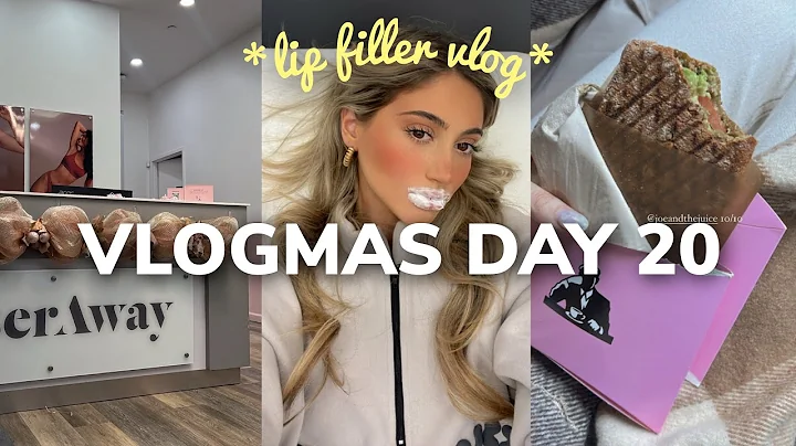 VLOGMAS DAY 20: getting lip filler in nyc *before ...