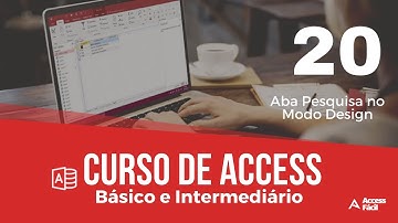 Curso Básico e Intermediário de Access - Aba Pesquisa - Aula 20