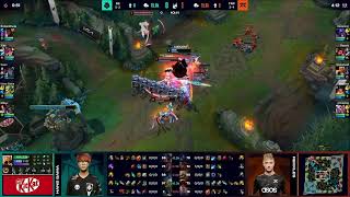 G2 CAPS died for a wave? Good play from FNC Humanoid! G2 vs FNC LEC spring 2023 W3D2