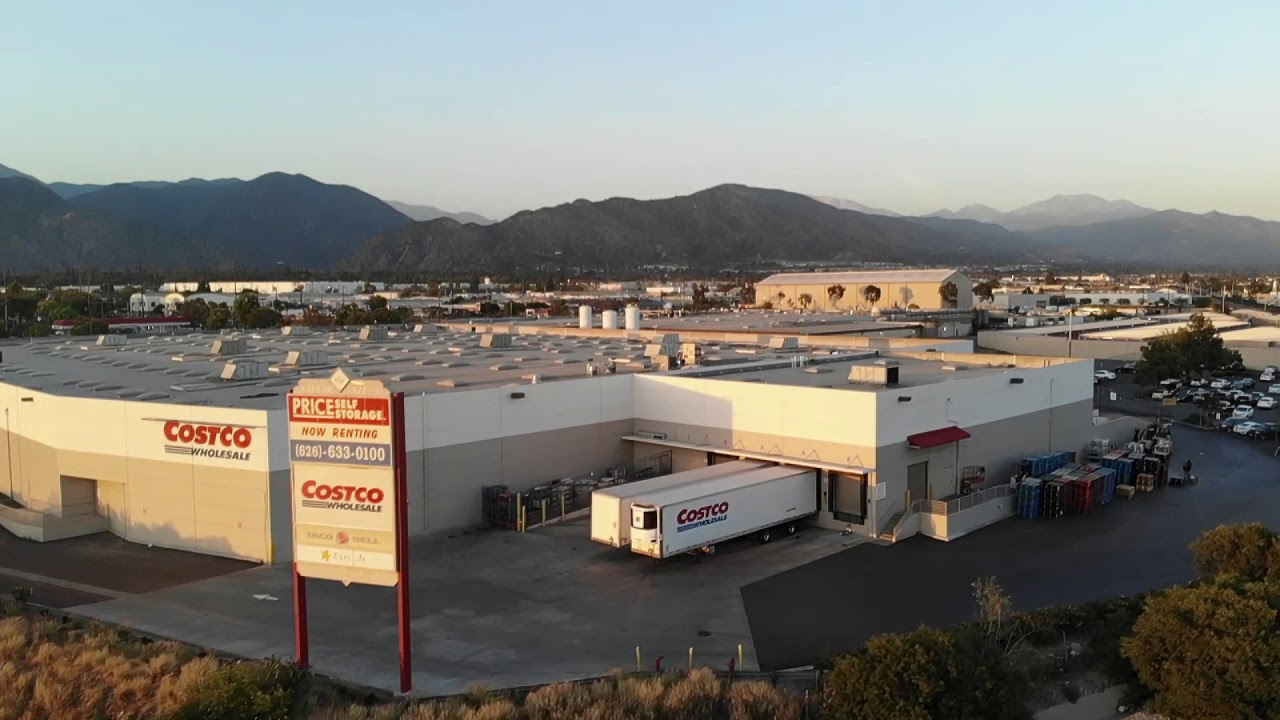 Costco in Azusa slow motion video by dronepretty cool footage YouTube