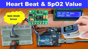 MAX30100 I2C LCD Pulse oximeter | pulse oximeter using max30100 | max30100 pulse oximeter arduino