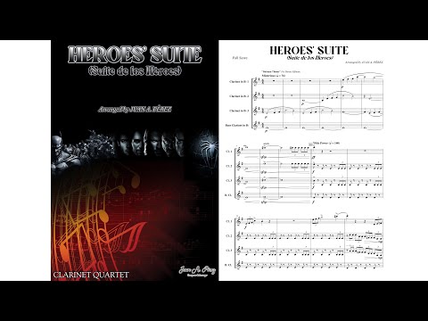 Heroe's Suite (Clarinet Quartet) - Danny Elfman, Michael Giacchino, Alan Silvestri