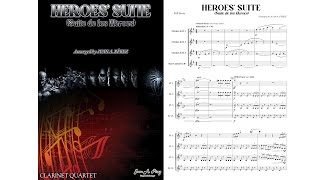 Heroe's Suite - Danny Elfman, Michael Giacchino, Alan Silvestri (Clarinet Quartet) by Juan A. Pérez