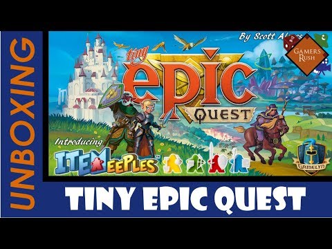 Tabletop - Unboxing Tiny Epic Quest Kickstarter
