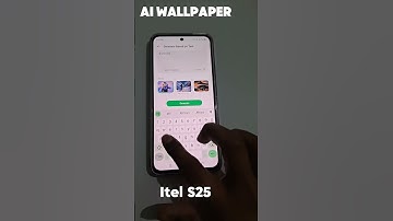 ITELS25 AI wallpaper special features Indisplay Fingerprint #itel25