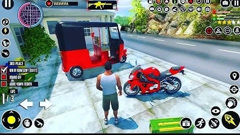 Crazy Tuk Tuk Auto Rickshaw Game - City Tuk Tuk Auto Rickshaw Parking 3D Driver - Android Gameplay