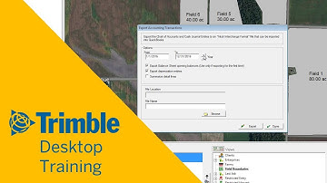 Exporting Data to Quickbooks | Desktop Training | Trimble Ag Software